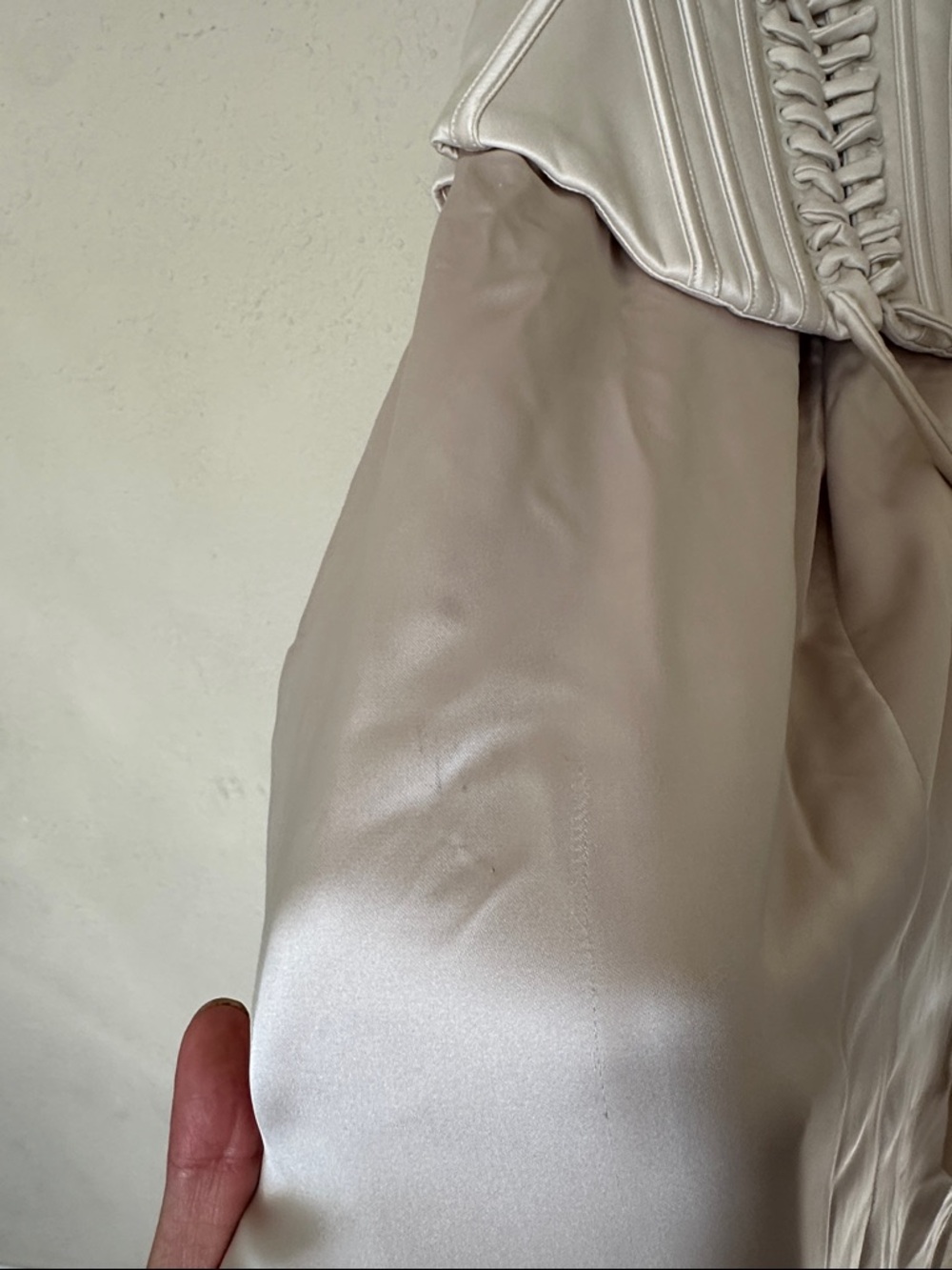 House of CB Eve XS A-C Ivory Satin Corset Maxi Dress - Limited Edition - Picture 10 of 12